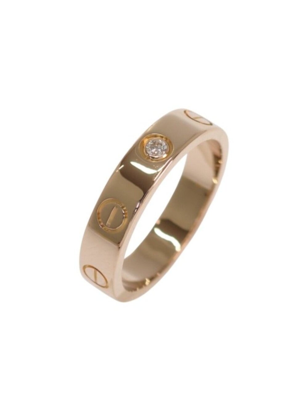 Cartier Love Ring Small 18k Pink Gold Diamond